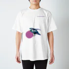 どうぶつのホネ、ときどきキョウリュウ。のヒメコンドルのホネ Regular Fit T-Shirt