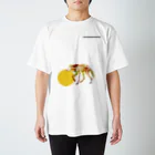 どうぶつのホネ、ときどきキョウリュウ。のタテガミオオカミのホネ Regular Fit T-Shirt