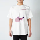 どうぶつのホネ、ときどきキョウリュウ。の フェネックのホネ Regular Fit T-Shirt