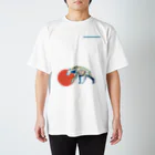 どうぶつのホネ、ときどきキョウリュウ。のブチハイエナのホネ Regular Fit T-Shirt