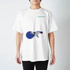 どうぶつのホネ、ときどきキョウリュウ。のケープペンギンのホネ Regular Fit T-Shirt