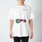 どうぶつのホネ、ときどきキョウリュウ。のオオサンショウウオのホネ Regular Fit T-Shirt