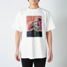 ふっかふっかひゅーんの(frontのみ)ひと Regular Fit T-Shirt