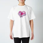 y.y.ferretsのY.Y.Ferretsオリジナルハートロゴ Regular Fit T-Shirt