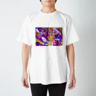 べにの緑のうさぎ Regular Fit T-Shirt