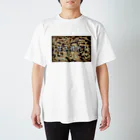 刻々珈琲のコーヒー豆迷彩＜日本語＞ Regular Fit T-Shirt