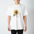 猫原のしのひまわり Regular Fit T-Shirt