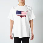 自分が着たいと思うTシャツを作るのU.S.A. Tシャツ Regular Fit T-Shirt