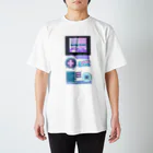 野良いぬのGAMEOVER スタンダードTシャツ