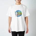 ★いろえんぴつ★の木から飛び移るオランウータンさん Regular Fit T-Shirt