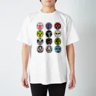 LUCHAのMASKMAN TWELVE DOS スタンダードTシャツ