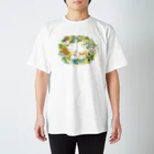 くろさわゆいのこいぬのリース Regular Fit T-Shirt