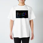 816photographyのライトペイントアート"midnight cafe" スタンダードTシャツ