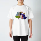 ふっかふっかひゅーんののびのびどーう スタンダードTシャツ