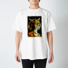 谷中画廊のトラくん Regular Fit T-Shirt