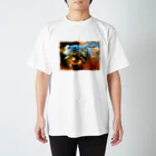 谷中画廊のマヌルネコくん Regular Fit T-Shirt