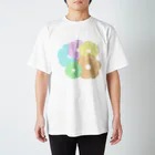 ジャンボリのパステルで可愛い花 Regular Fit T-Shirt