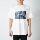 ラビットカモフラージュのスカイB Regular Fit T-Shirt