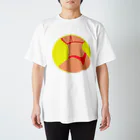 Bawdy_JpのSummer Butt(ネオンイエロー) Regular Fit T-Shirt