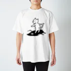 ヒヨッコ堂のニャーフィン Regular Fit T-Shirt