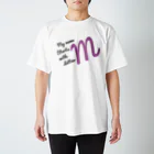 フォーヴァのMy name starts with letter M スタンダードTシャツ