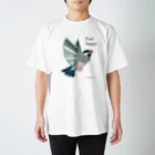 サトウユキエのハッピー文鳥・桜文鳥 スタンダードTシャツ