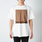 ノレノレのタピオカミルクティー Regular Fit T-Shirt