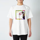 よもぎ屋のミケ猫テマのおおあくび Regular Fit T-Shirt