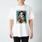 ひろぽん酢の浴衣ガール Regular Fit T-Shirt