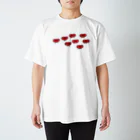 いそがしくてもメシの貧血を回避せよ。ヘモグロビン ランズ-hemoglobin Runs- スタンダードTシャツ