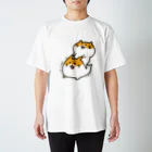 LINEスタンプ販売中ぱんのむにむにハムスター（カラー） Regular Fit T-Shirt