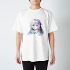 Lina@CRADLE DREAMの水彩女の子 Regular Fit T-Shirt