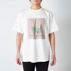 MoFのゆるねこパステル もじ入り Regular Fit T-Shirt