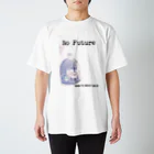 GOD TV MEAT OIL'S brand SUZURI内空中店舗のNo  Future-スカル×鳥かご スタンダードTシャツ