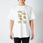 ももろ のカピバラと猫 Regular Fit T-Shirt