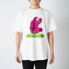 akanetantanmanのビビットなラビット Regular Fit T-Shirt