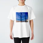 kinokotakenoko2828のBlue sky  Regular Fit T-Shirt