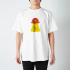 たろう(な気分)屋さんの赤ちゃんとUFO スタンダードTシャツ