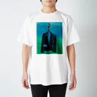 Yuhki | おばけのゆうき 公式オンラインショップ　【ちぎり絵・貼り絵のTシャツ・パーカー・スマホケース・バッグ・日用品・雑貨・文具・ドッグTシャツなど販売中】のタツノオトシゴのクリーニングやさん Regular Fit T-Shirt