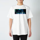 Rir_angの夏の夜の蝶と女の子 Regular Fit T-Shirt