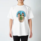 1104のFAKE THE FACE スタンダードTシャツ