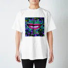 だまちゃんの生きてる世界の蝶々唇 Regular Fit T-Shirt