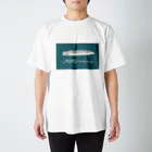 ととめめ/ totomemeのタチウオ君(よこなが) Regular Fit T-Shirt