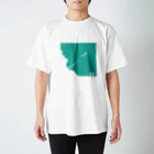 command Z .の#空女子 翡翠 Regular Fit T-Shirt