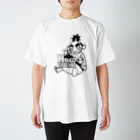 博多明太！ぴりからこちゃん公式グッズストアのうどんの助 スタンダードTシャツ