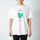 きこのまのクリームソーダに擬態するメンダコ（Wメロンソーダ）-擬態妖精ミミカ- 티셔츠