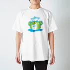 サフランのmelting Regular Fit T-Shirt