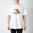 KEROSISのうさメルティ（オムライス） スタンダードTシャツ