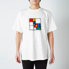 ζWalker/Shiunの正方形分割 スタンダードTシャツ