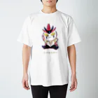 天神獅子イバラスターSHOPのイバラスター ゆるキャラ風Tシャツ 티셔츠